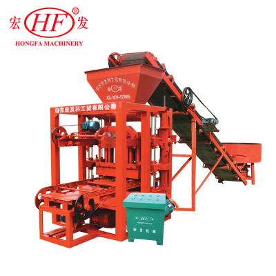 China QTJ4-26D brick maker machines move the mould automatically concrete block making machine for sale