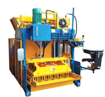 China Egg Laying Brick Making Machine Manual Moving Concrete Cement Hollow Block Making Machine Price For Sale for sale