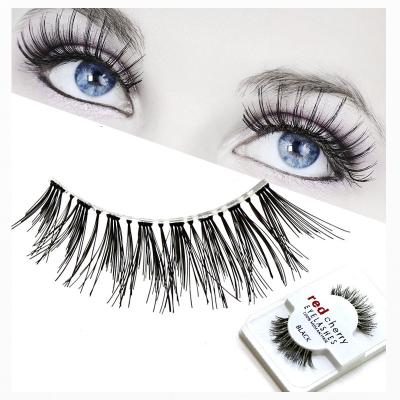 China New Design Long Clear 100%handmade Natural Tape Full Hair Natural Eyelashes False Lashes for sale