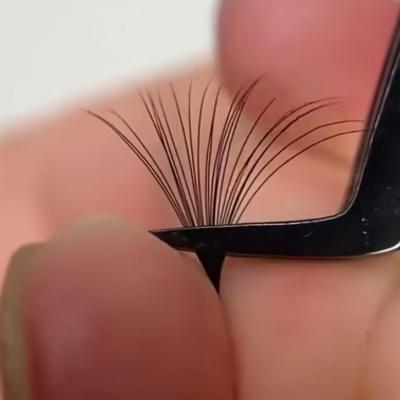 China Soft and very light silk strands of criss-cross mega volume 0.03 0.05 0.07mm volume eyelash extensions for sale