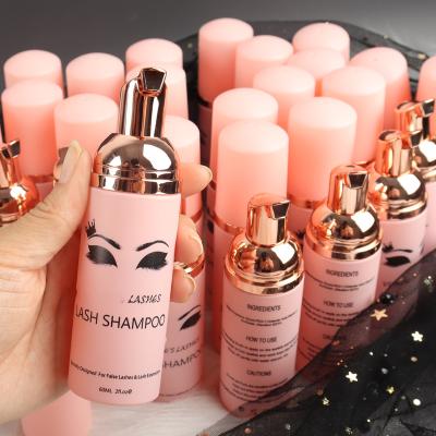 China Water Proof 2021 New Products Eyelash Cleansing Mousse Eyelash Cleaner Vegan Lash Resistant Shampoo for sale