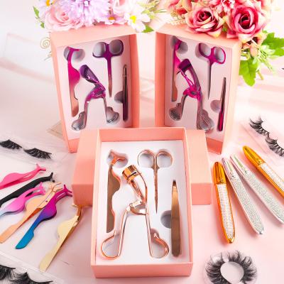 China High Quality PASSIONATE Mini Pink and Gold Eyelash Curlers Eyelash Curler Wick Hair Curler for sale