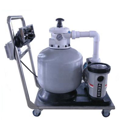 中国 High Quality Swimming Pool Fiber Ball Filter Sand Tank Combination Pump Pool Sand Filter 販売のため