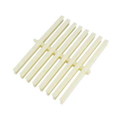 China Premium new design bone, white color swimming pool grating, PVC swimming pool gutter grating 41*41*103cm for sale