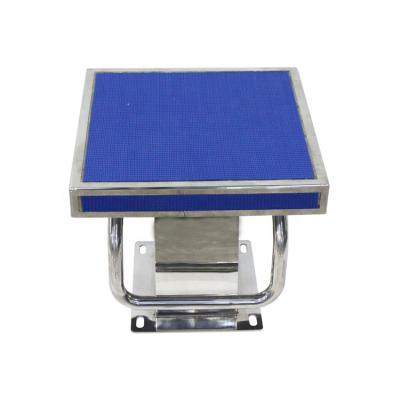 China Competition Swimming Pool Racing Board ABS Stainless Steel Standard 1 Level Pool Jumping Starting Blocks for sale