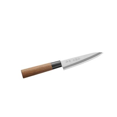 China 135mm Stainless Steel 5Cr15Mov Japanese Wooden Handle Small Stocked Knife for sale