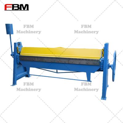 China Steel Sheet Folding Cheap Price WS-1.5X1500 Manual Sheet Plate Folding Machine for sale