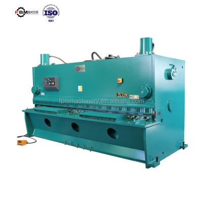 China Factory direct cutting metal sheet steel shearing machine qc11y-12x3200 hydraulic guillotine shear for sale