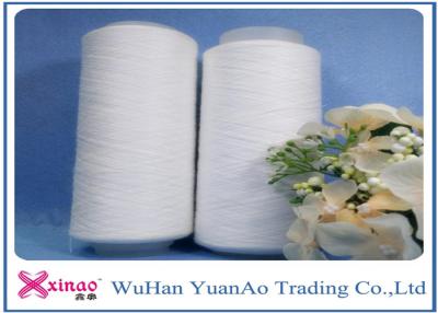 China Bleaching White 100% Spun Polyester Spun Yarn For Clothing Sewing Threads for sale