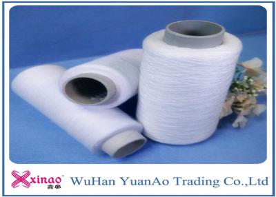 China TFO Raw White Yarn / 100% Ring Spun Polyester Yarn For Sewing Thread , CE Standard for sale