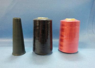 China 40S / 2 5000Y Silicone Machine Embroidery Thread Industrial Poly Sewing Thread for sale