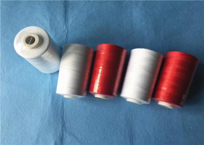 China 5% Silicone Polyester Core Spun Yarn 40/2 , 100 Polyester Sewing Thread 3000m Length for sale