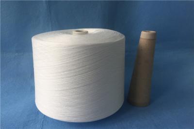 China 50/3 Polyester Semi Dull Recycled Polyester Yarn For Sewing Thread With Paper Cone for sale