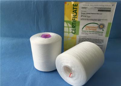 China 40/2 TFO / Ring Spun Polyester Yarn / Sewing Machine Yarn With Plastic Cone for sale