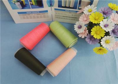 China Eco Friendly Custom Colourful 30s 40s 50s Dyed Polyester Yarn for Sewing Thread for sale