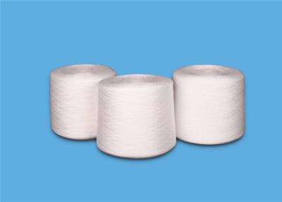 China 100 Spun Polyester Yarn On Plastic Cone For Sewing Curtain , Cap , Blanket for sale