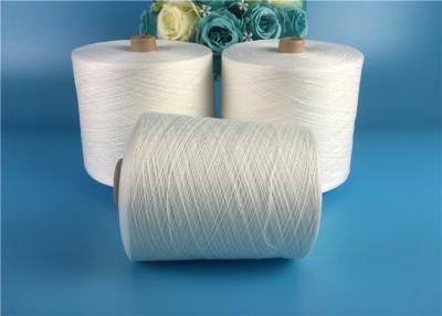 China 100% Spun Polyester TFO Yarn 50S/2 High Tenacity Yarn Raw White Well Evenness for sale