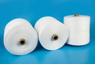 China 1KG 1.25KG 1.4175KG 40s/2 40s/3 Spun Polyester Yarn Roll For Sewing Thread On Plastic Cone for sale