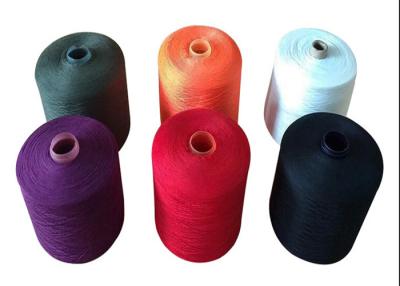 China High Quality High Tenacity Spun 100% TFO Polyester dyed Color Yarn 40/2  60/3 On Dyeing Tube for sale