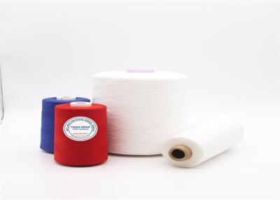 China High Tenacity Polyester TFO Yarn , Raw White Polyester Sewing Thread for sale