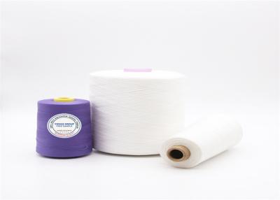 China OEKO 100% SPUN POLYESTER YARN RAW WHITE ON PAPER CONE  50/2 READY FOR SHIPPING for sale