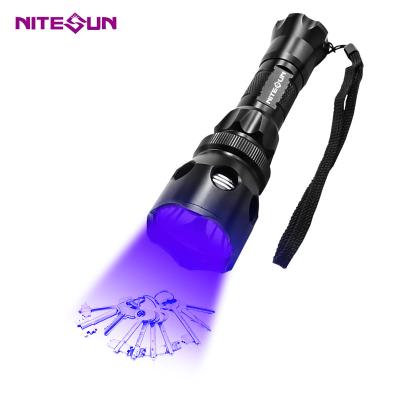 China NITESUN B98 High Power Flashlight Rechargeable Instant Light Torch 365 Nanometer LED Camping UV Flashlights for sale