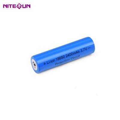 China Nitesun 2400mAh Li-ion 18650 Rechargeable Battery 2400nah for sale