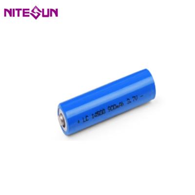 China Protected Nitesun 14500 3.7v 900mah Li-ion Battery 14500 for sale