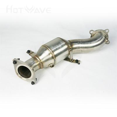 China SS 304 Performance Catless Downpipe For Chevrolet Camaro 2016-2019 2.0T Turbo CAMARO for sale