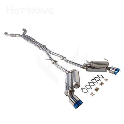 China Hot Selling High Performance Factory Exhaust System Catback For Infiniti G35 Coupe G35 03-07 for sale