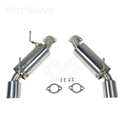 China 201 304 Stainless Steel China Factory Hotwave High Performance Catback For Nissan 370Z Z34 VQ37 08-13 2D AXIS BACK for sale