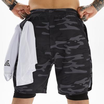 China 2022 QUICK DRY Men Running Fitness, Male Breathable Mesh Shorts Quick Dry Sportswear Gyms Workout Sports for sale