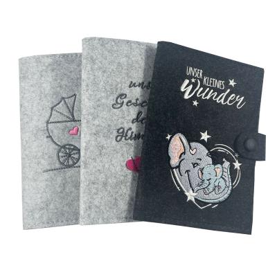 China New Best Polyester Felt Stretchable Felt Book Cover Print Fabric Felt Book Cover for sale