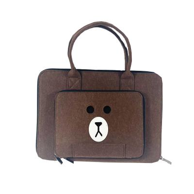 China Protect tablet custom logo 2022 men business felt bag black anti theft travel bagpack laptop bag for sale