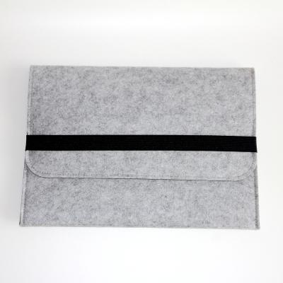 China Hot Sale Polyester Felt Envelope Laptop Sleeve Carrying Case Cover Felt Laptop Bag In Stock for sale