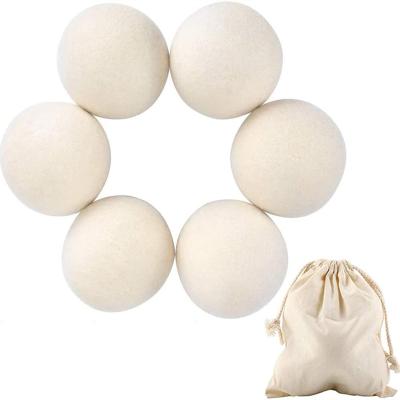 China Eco-fiendly Wholesale 100% Natural Handmade Felt Wool Drier Balls for sale