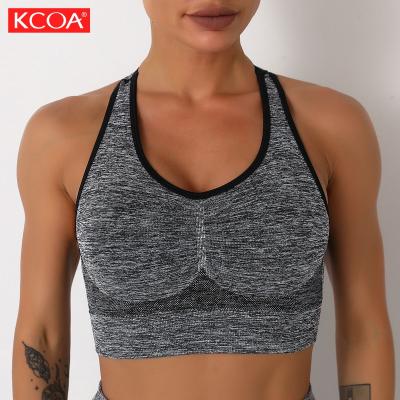 China New Arrival Women Sports Bra Premium Stretch Top Breathable With Custom Logo for sale