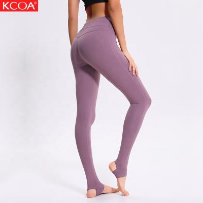 China Antibacterial High Waisted Yoga Training Slimming Leggings Yoga Pants for sale