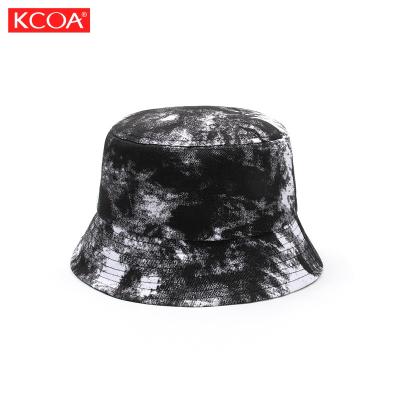 China Wholesale Soft And Breathable Tie Dye Bucket Caps Cotton Fisherman Fishing Bucket Hat With Private Label for sale