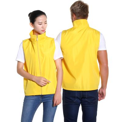 China High Quality Colorful Anti-Shrink Vest Volunteer Waistcoat Custom Advertising Promotional Vest for sale