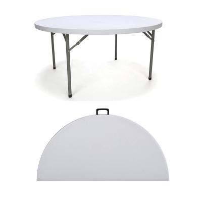 China Modern Outdoor Plastic HDPE Camping Banquet Hotel 4ft Picnic Dining Folding Tables For Events Party Portable Wedding Tables for sale