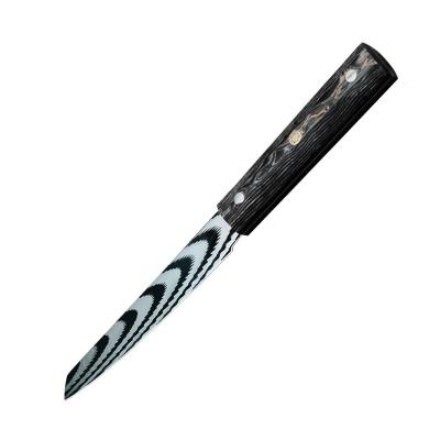 China Viable Style Blade Laser Damascus Japanese Style Handle Knives Wood Kitchen Knives for sale