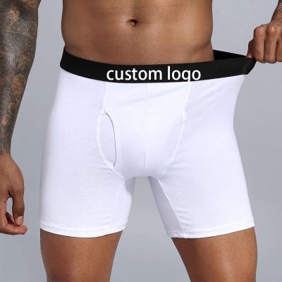 China OEM / ODM Antibacterial Logo Sales Tops Custom Breathable Underwear For Mens Mens Briefs Boxers Shorts Mens Underwear Boxer for sale