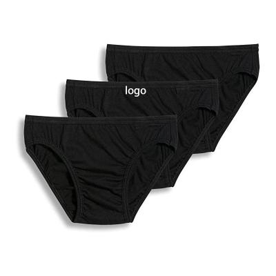 China Wholesale Antibacterial Cotton Men's Underwear For Men Custom Logo Breathable Cotton 100 Of 3 Pack Cotton Best Briefs Underwear Men for sale