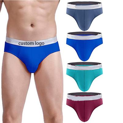 China Wholesale antibacterial design your own logo 4 pack men's underwear for men briefs best comfortable panties for men sexy underwear for sale