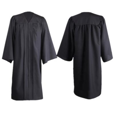 China Wholesale Comfortable School Uniforms Graduation Hat And Gown For Adult OEM High Quality Unisex Uniform Color School Customized College Material for sale