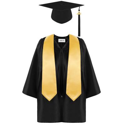 China Gruaduation Gown The Cheapest American Children's Knitted Bachelors' Clothing Custom Covers Stole Set Kids Graduation Cap Gown for sale