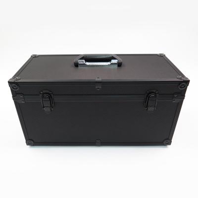 China Storage / Transport / Travel / Organize Factory Price Equipment Crate Black Aluminum Metal Storage Box for sale