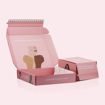 China Recyclable Beauty Box Packaging Customized Colorful Logo Printed Durable Apparel Packaging Mailing Boxes Custom Mailing Boxes for sale