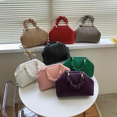 China New Style Daily Fold Cloud Pleated Cross - Body Lady Bag Large Capacity Designer Hand Women Bag Handbag for sale